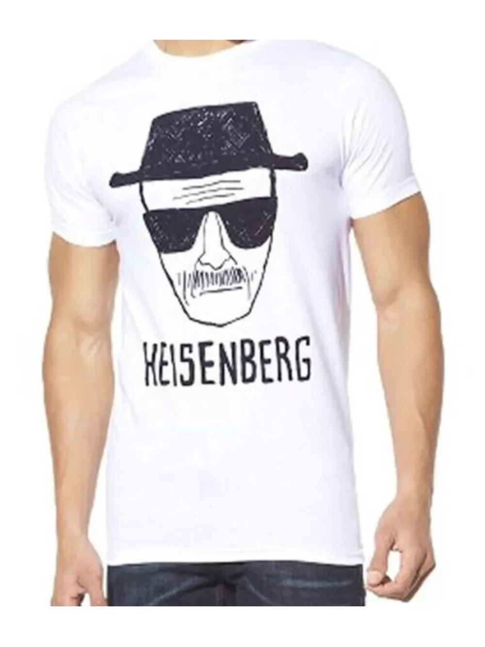 Heisenberg Graphic White Men's T-Shirt